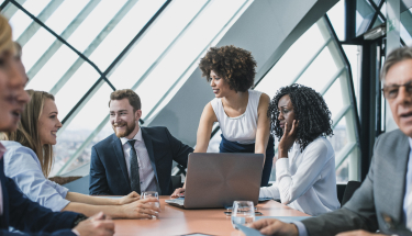 Business people meeting in a boardroom