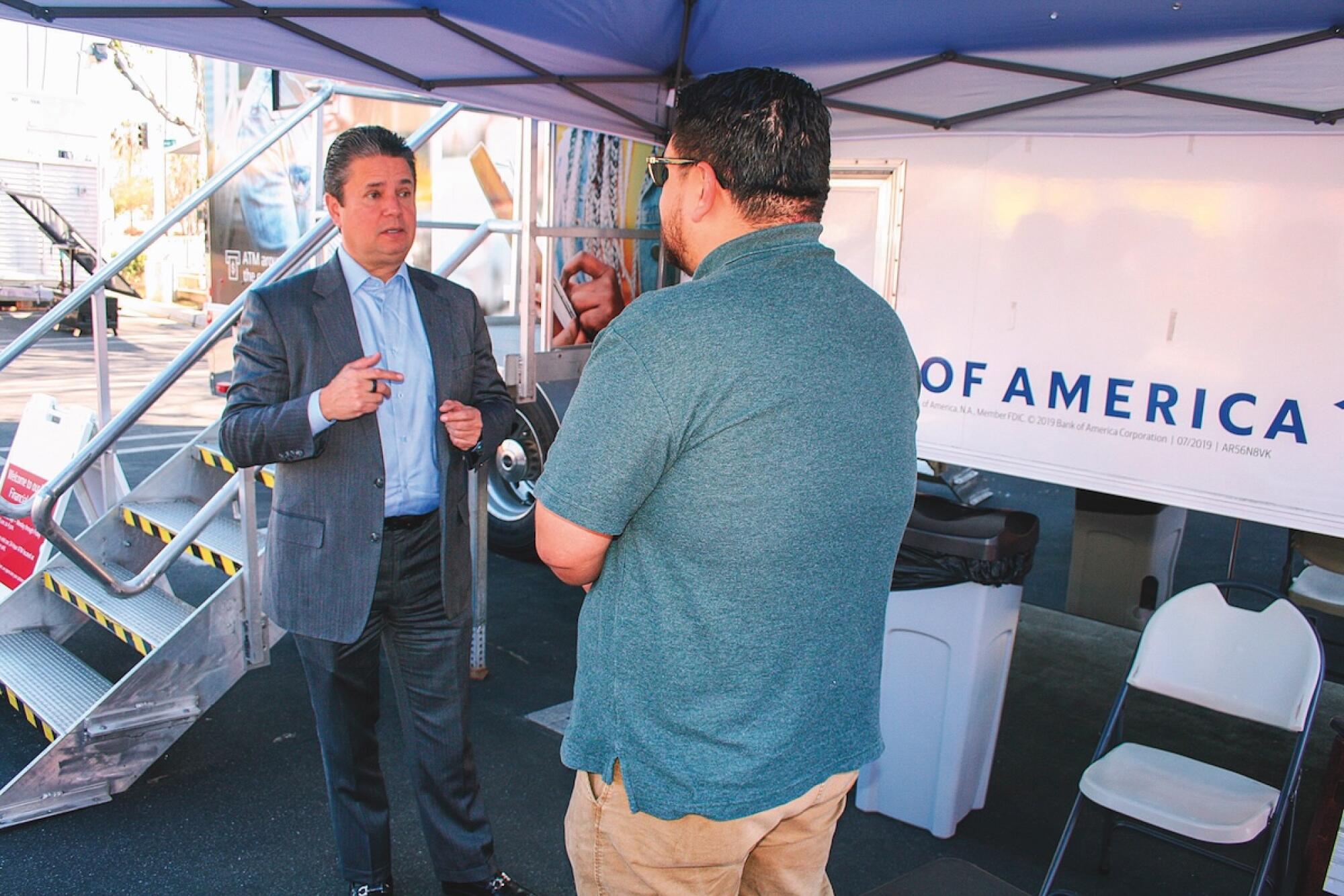 Raul Anaya, Bank of America head of commerical banking and Wildfire specialist for the company