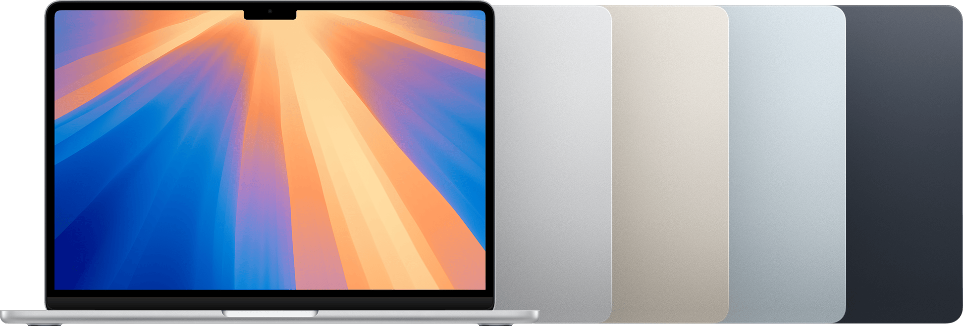 Front of MacBook Air (13-inch, M4, 2025).