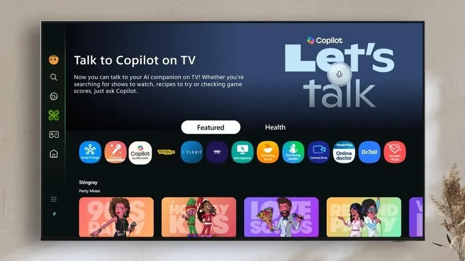 Microsoft Copilot Rolls Out To First Samsung TVs