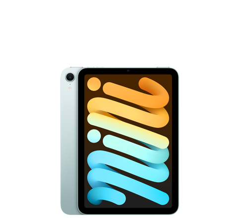 Custom iPad mini with personalised text and emojis.