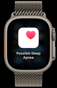 Pemberitahuan Sleep Apnea menunjukkan bahwa seseorang mungkin mengalami sleep apnea. 