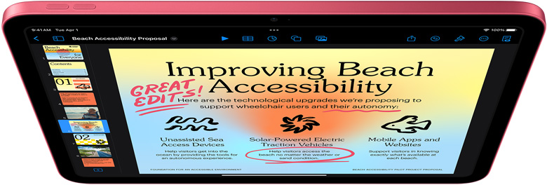 Keynote na iPadzie